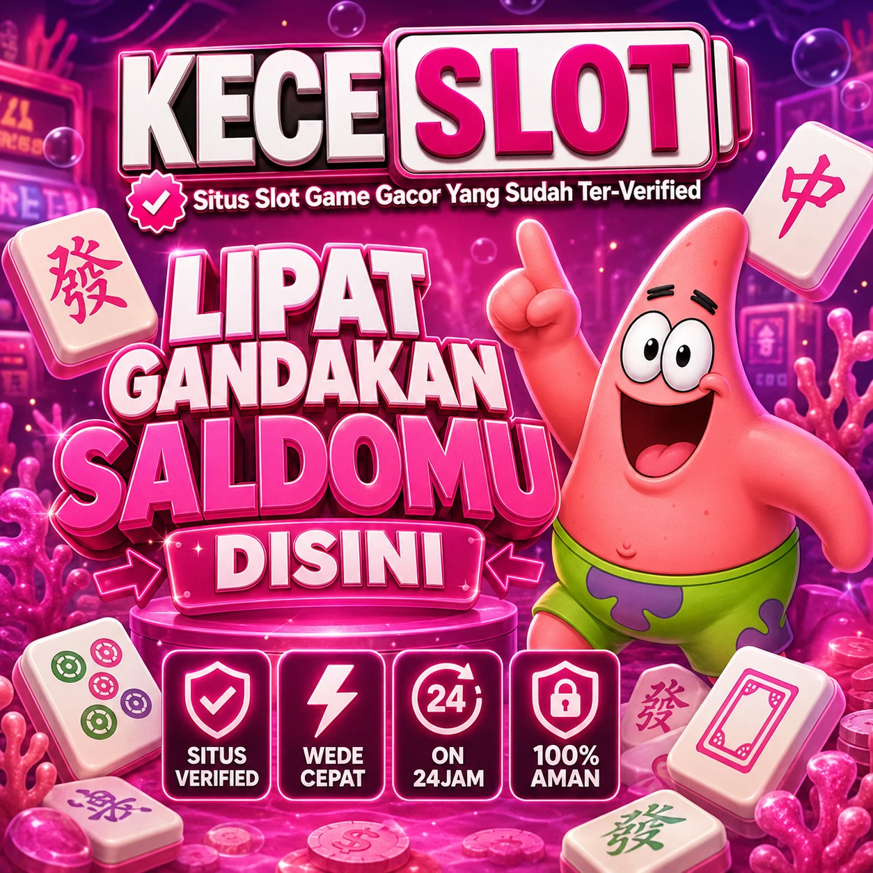 Slot dp KECESLOT Front Black 
